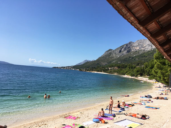 gradac pláž