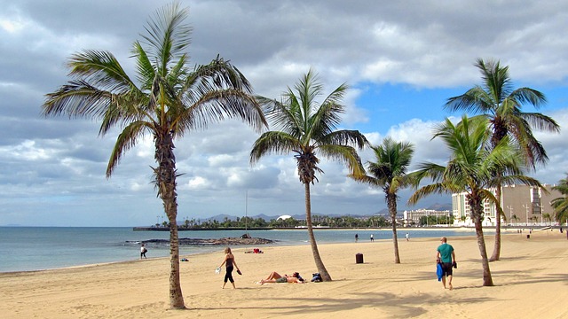 lanzarote dovolená pláže